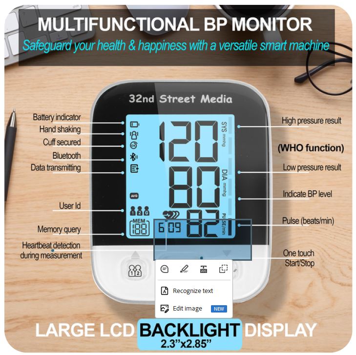 Multi Functional BP Monitor