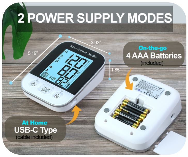 2 Power Supply Modes - BP Monitor